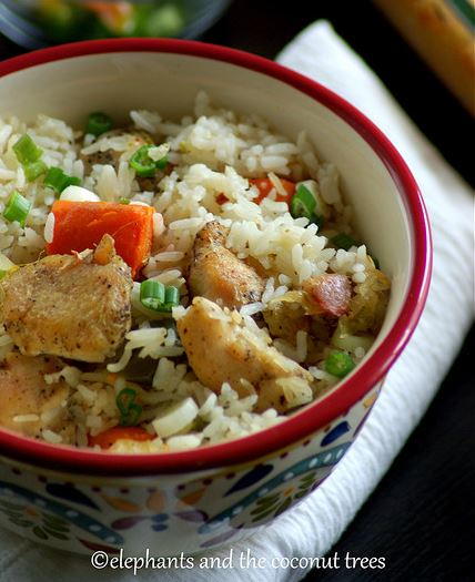 Asian Chicken and Rice Casserole