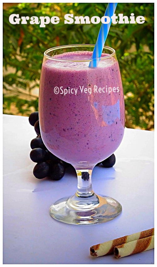 Black Grape Smoothie | RecipeLion.com