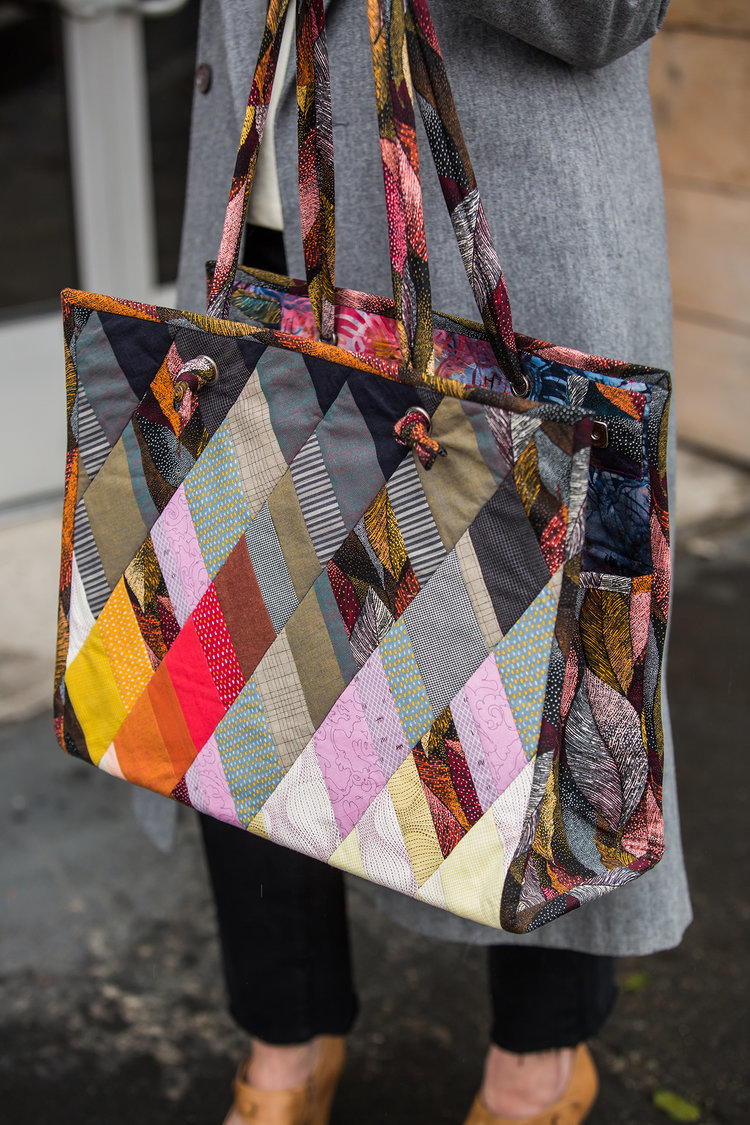 Dancing Diamonds Gem Bag Pattern | FaveQuilts.com