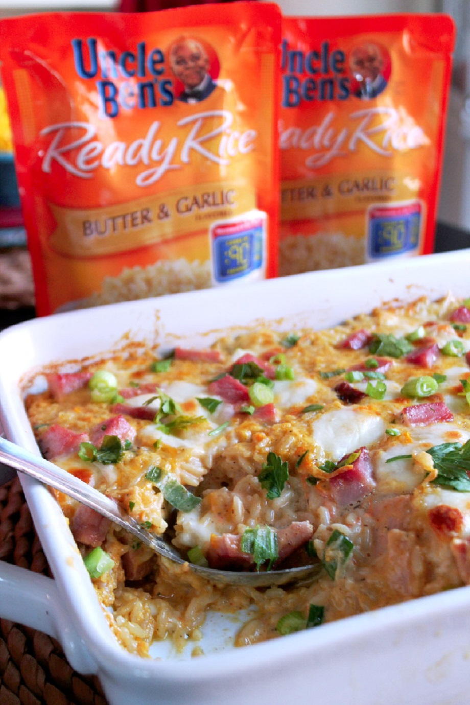 Southern Ham Rice Southern Ham and Rice Casserole | FaveSouthernRecipes.com