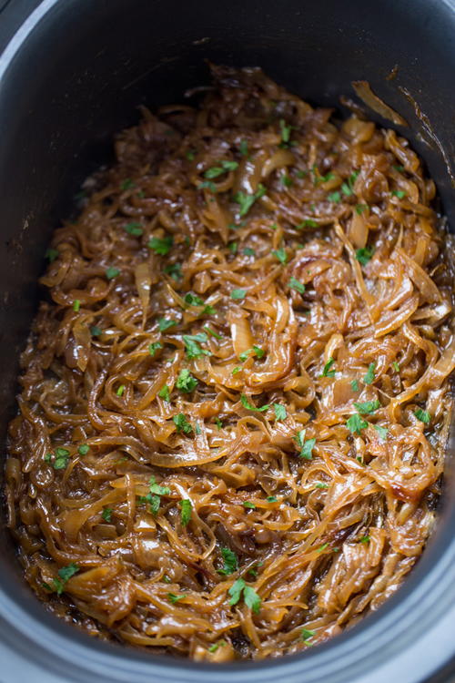 Slow Cooker Caramelized Onions