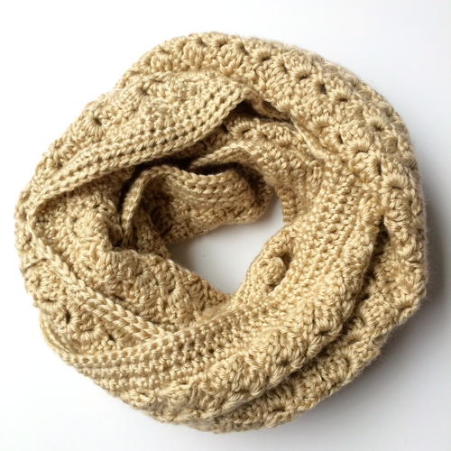 Crochet Infinity Scarf The Kimberly Scarf | AllFreeCrochet.com