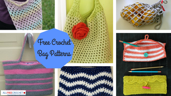 23 Free Crochet Bag Patterns | AllFreeCrochet.com