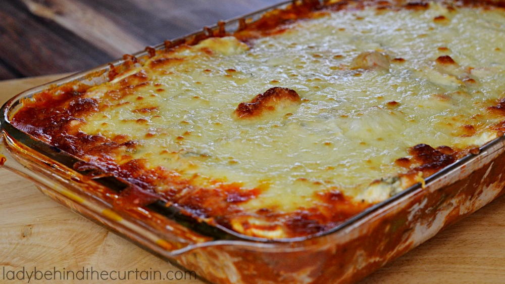 Cheesy Zucchini Lasagna Bake | AllFreeCasseroleRecipes.com