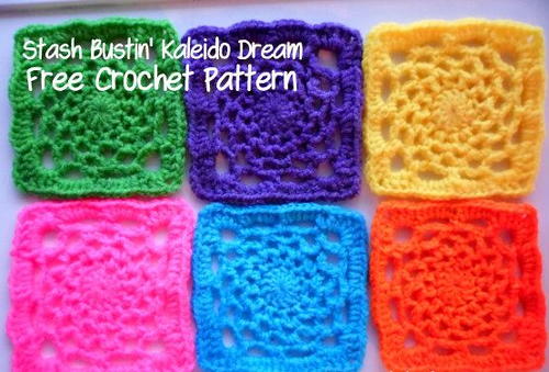 Dream Catcher Crochet Granny Square