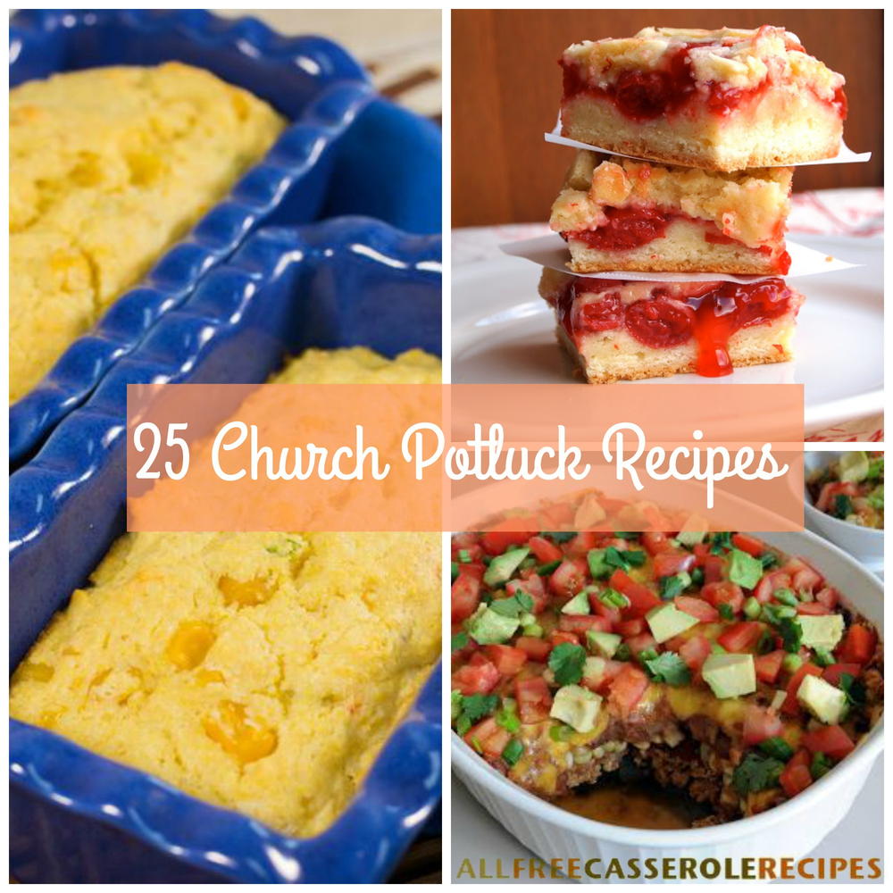 25 Church Potluck Recipes | AllFreeCasseroleRecipes.com
