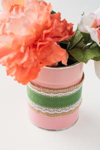 Recycled Tin Planter