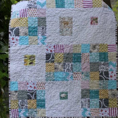 Sweetly Scrappy Baby Quilt