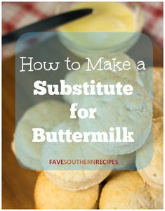 How To Make a Substitute for Buttermilk