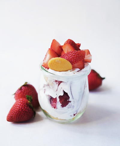 Strawberry Shortcake in a Jar