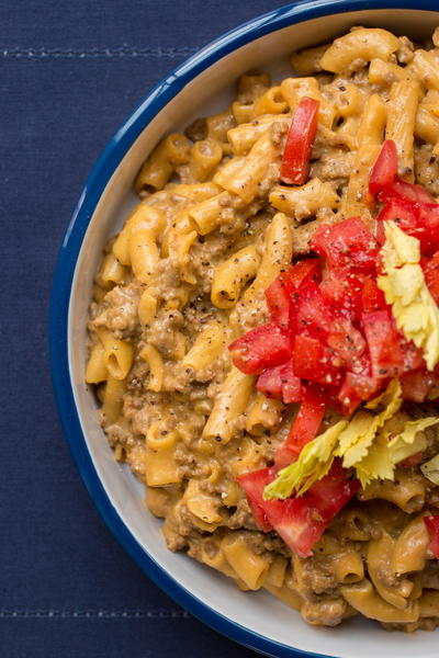 Skinny Cheeseburger Casserole