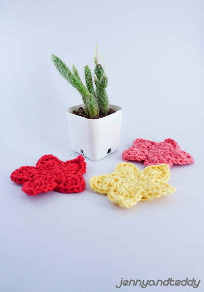Easy Star Crochet Applique