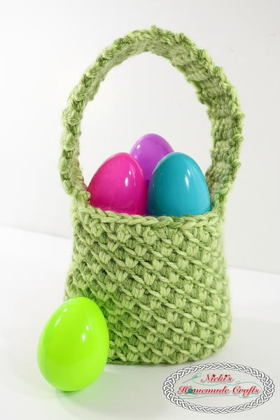 Mini Crochet Easter Basket
