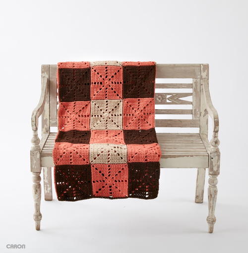 Square Dance Crochet Blanket