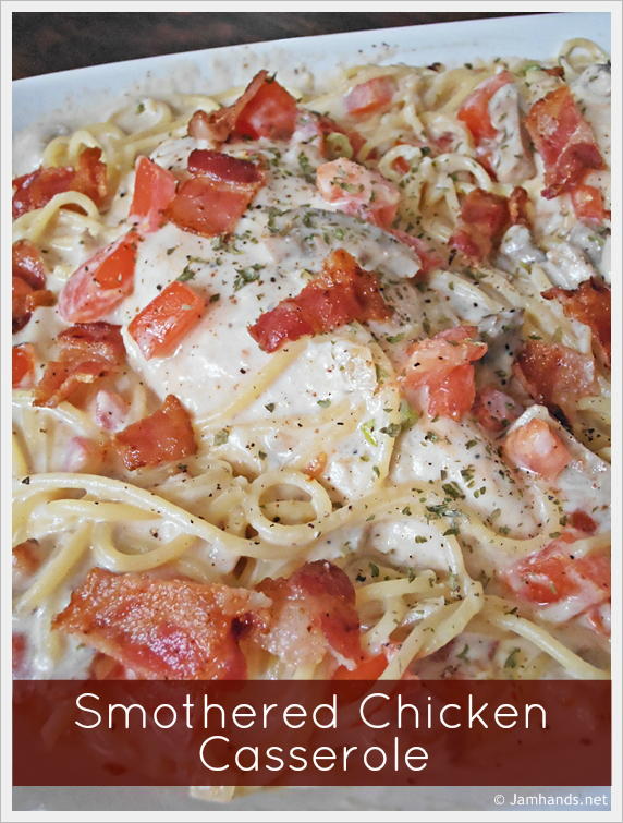 Smothered Chicken Casserole | AllFreeCasseroleRecipes.com