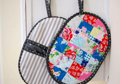 Patchwork DIY Potholder Pattern