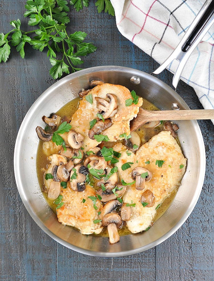 One Skillet 20 Minute Chicken Marsala RecipeLion Com   One Skillet 20 Minute Chicken Marsala ExtraLarge800 ID 2169137 