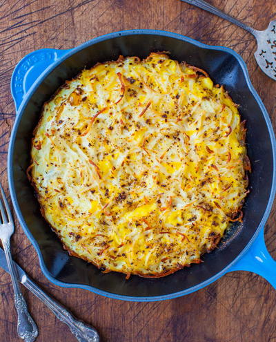 Creamy and Crispy Hash Brown Casserole