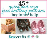 45 Quick and Easy Free Knitting Patterns and Beginner Help