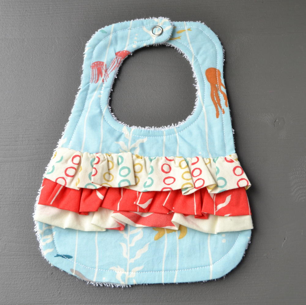 Bamboo Ruffle Bib Ruffle Bib | FaveCrafts.com