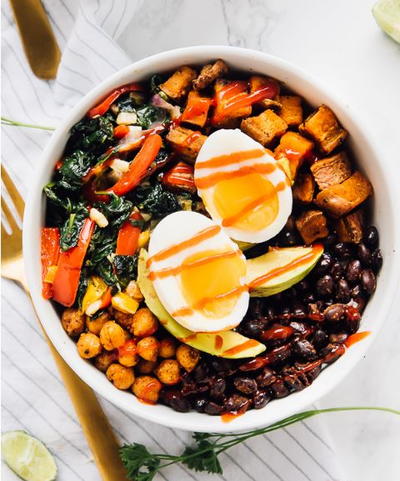 Low Carb Protein Breakfast Bowl