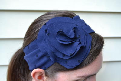 Easy Flower Headband