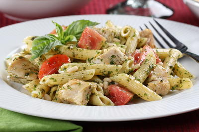 Chicken and Pesto Pasta Salad