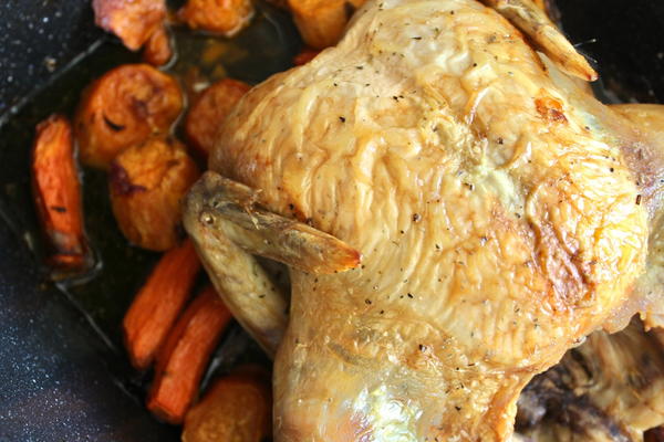 One-Pan Roasted Chicken & Veggies