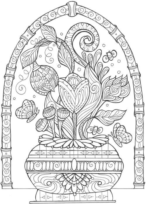 Download 43 Printable Adult Coloring Pages (PDF Downloads) | FaveCrafts.com