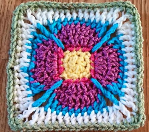 Stashbuster Crochet Granny Square