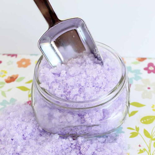 Bubbling Lavender Bath Salts Recipe