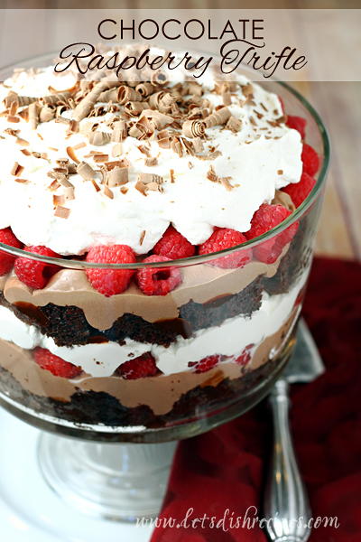 Chocolate Raspberry Trifle | FaveSouthernRecipes.com