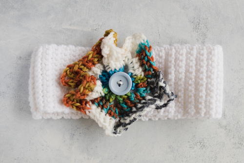 How to Add Embellishments to a Crochet Project Using a Button