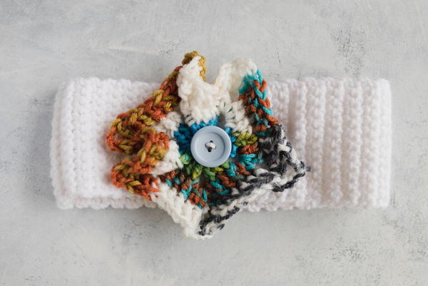How to Add Embellishments to a Crochet Project Using a Button