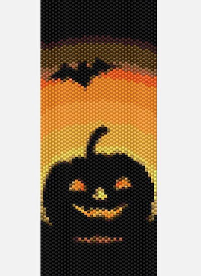 Spooky Halloween Peyote Stitch Pattern