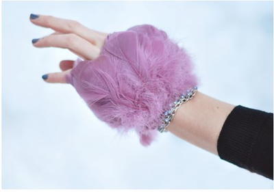 Feather DIY Cuff Bracelet