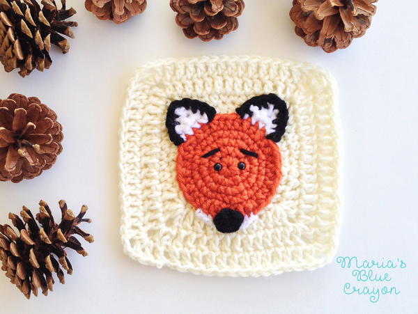 Woodland Fox Granny Square