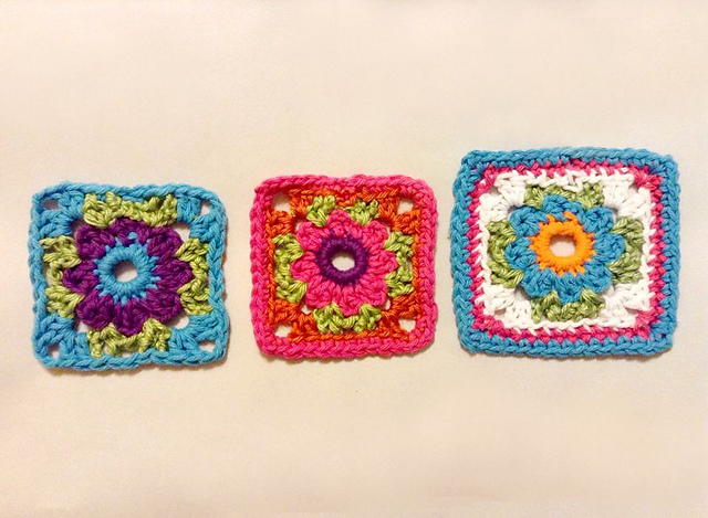 Happy Blossom Granny Square