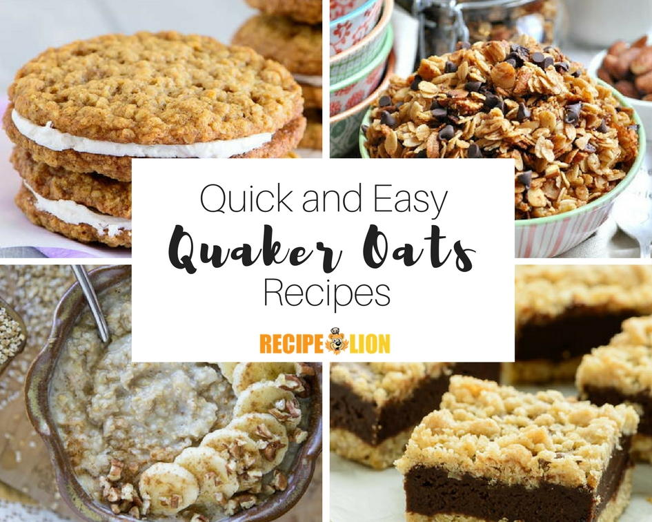 18 Quick Easy Quaker Oats Recipes | RecipeLion.com