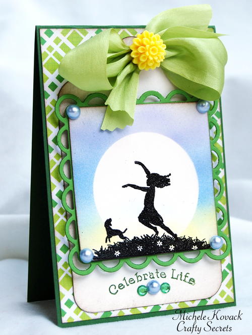 Air Brushed Silhouette Card