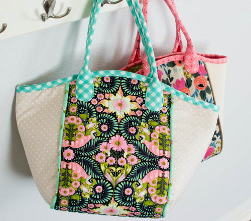 Spring DIY Basket Tote Pattern | AllFreeSewing.com