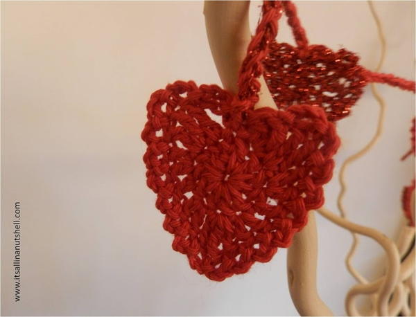 Be My Valentine Heart Garland