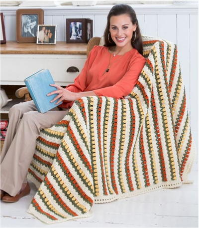 Tulip Lane Crochet Afghan Pattern