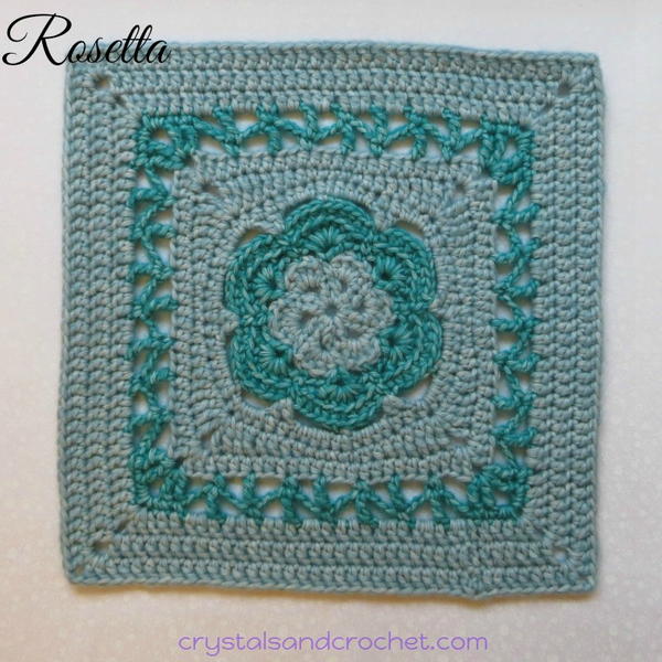 Rosetta Crochet Granny Square