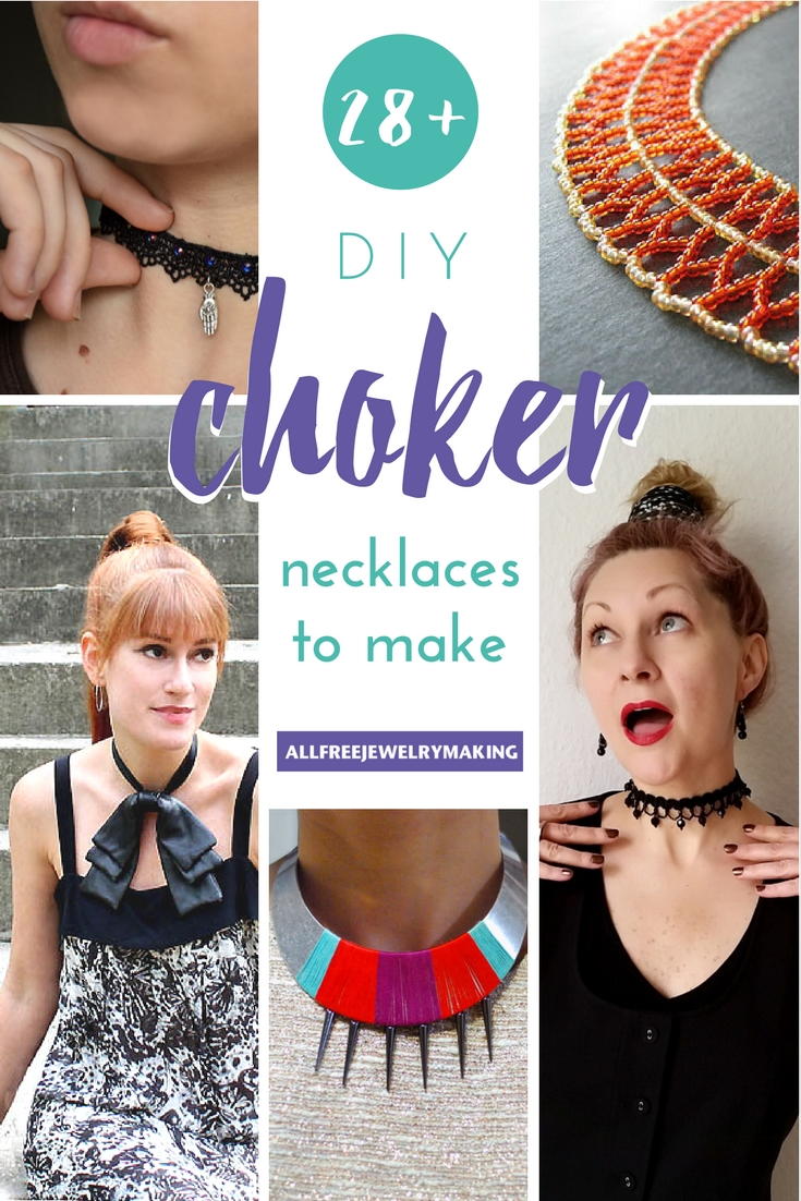 DIY GOTHIC NECKLACE CHOKER 
