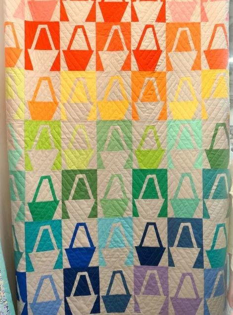 Modern Basket Quilt Block Tutorial