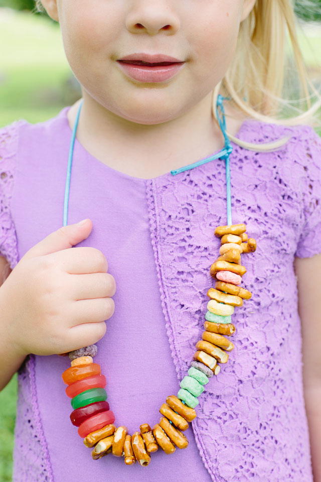 Edible Picnic Food Necklaces | AllFreeKidsCrafts.com