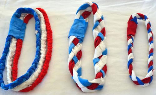 Patriotic Upcycled DIY T-shirt Headband