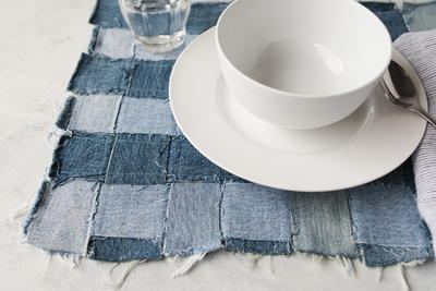 Recycled Denim Placemats