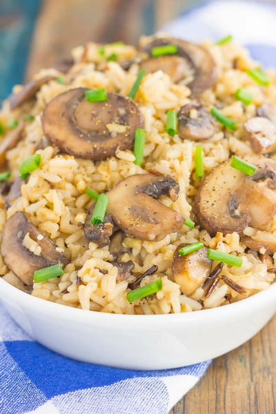 Mushroom Wild Rice Pilaf